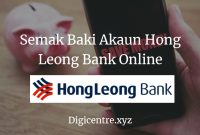 Semak Baki Akaun Hong Leong Bank Online